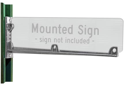 24" Long Post Wing Bracket – Flag Style