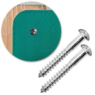 #10 x 1-1/2" Round Head Screw for Wood Posts