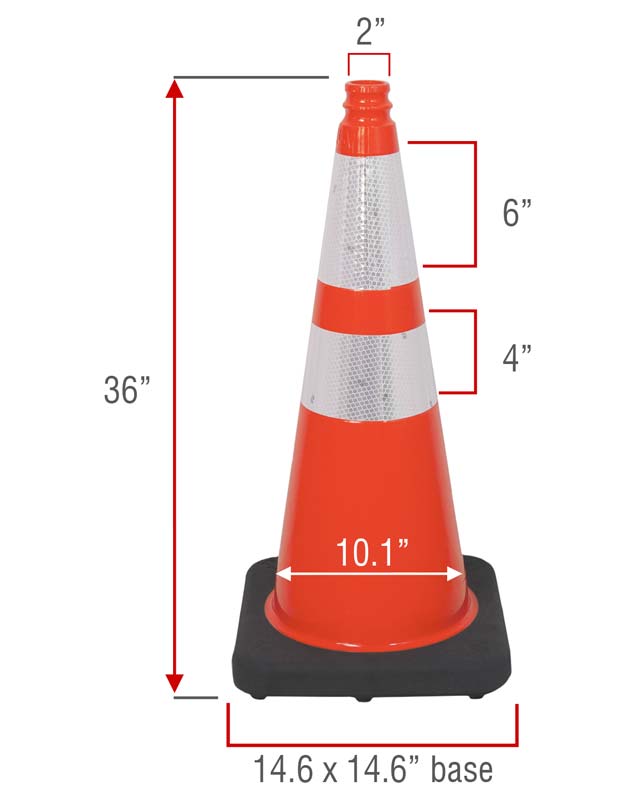 36 inch traffic cone