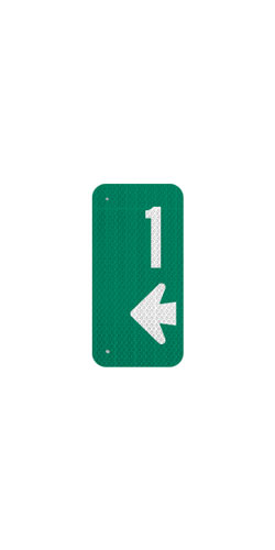 6 x 12 Sign with Arrow