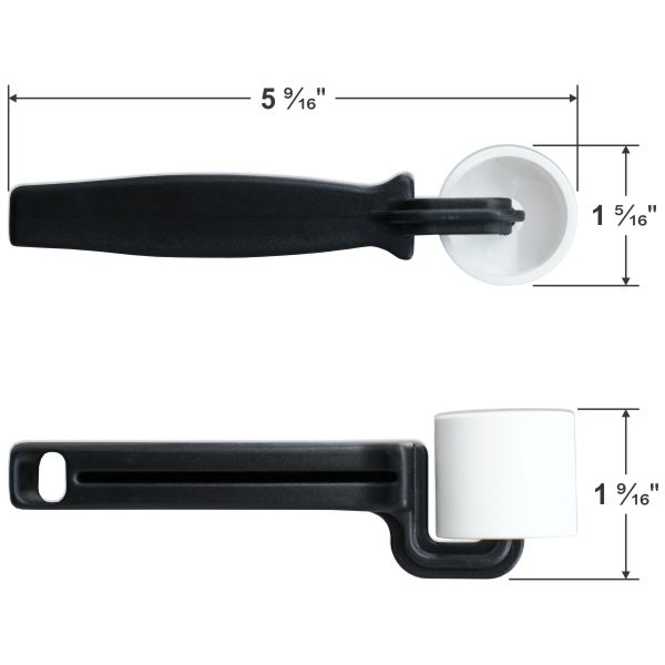 Asset Tag Roller Dimensions
