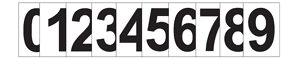 Scoreboard Vinyl Numbers