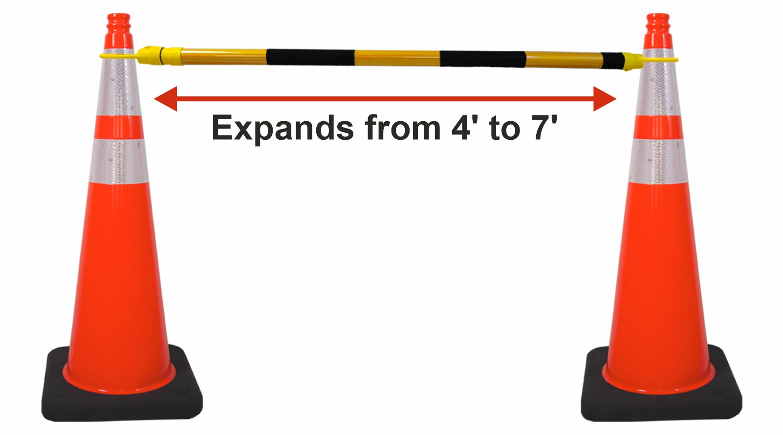 Rectractable Cone Bar