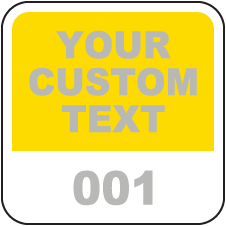 Custom Square Parking Stickers